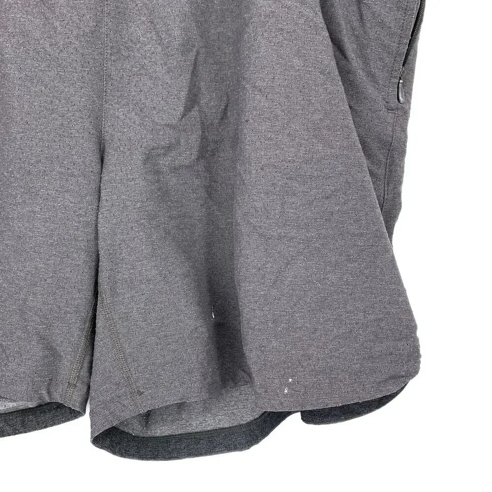 RHONE Guru Yoga and Training Shorts Mens Size XL Gray Elastic Drawstring Waist